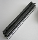 Vertical riser, engraved w/ 6 t-slots
